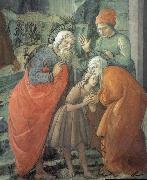 Fra Filippo Lippi Details of St John beids farewell to his parents china oil painting reproduction